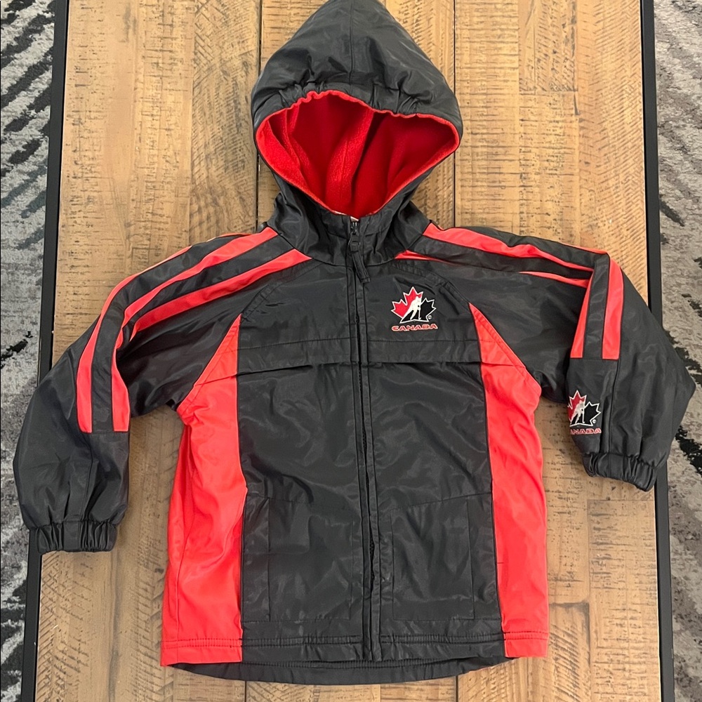 Team Canada Insulated Hooded Jacket - Size 4